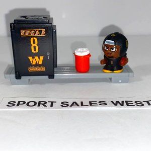 2024 Washington Commanders Teenymate (Series 12 ) with Locker, bench & Cooler!